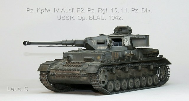 PzKpfw IV F2,(ранний вариант) Pz.Reg.15. 11Pz.Div.op."Blau"1942.