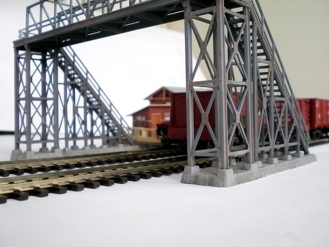 пешеходный мост (ж/д этюд)