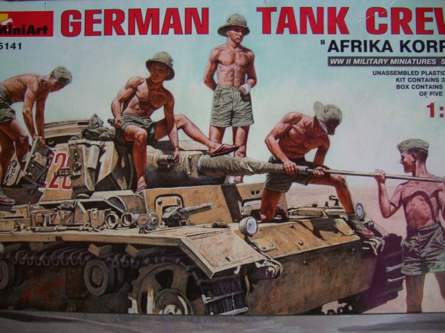 Немецкий танковый экипаж.Африканский корпус.