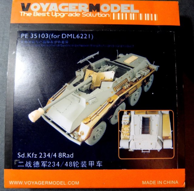 Sd.Kfz. 234/4 8 Rad PE 35103 (For DML 6221)
