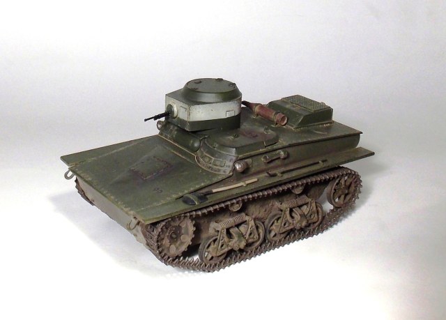 Легкий плавающий танк Т-37А.Большие киевские маневры.