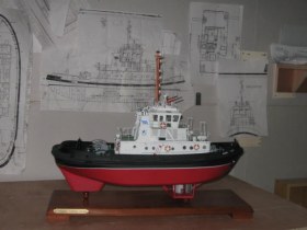 Портовый буксир.