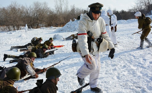 Военно-историческая реконструкция. Красноярск, 23.02.18. Часть вторая