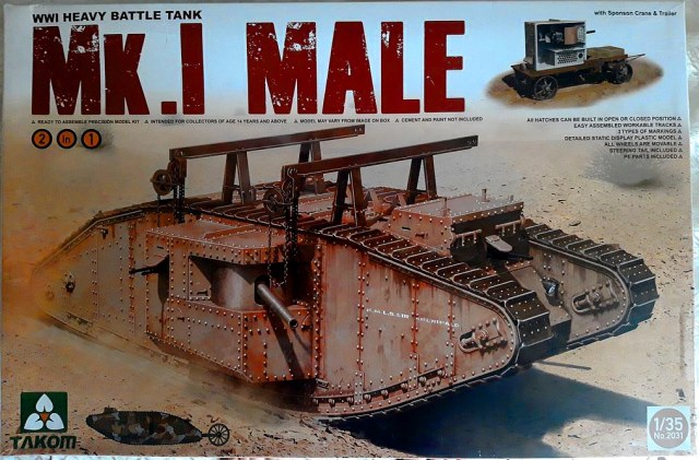 MK.1 MALE WWI HEAVY BATTLE TANK