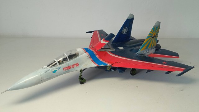 Су-27УБ "Русские Витязи" Звезда 1:72