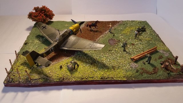 Диорама "Сюрприз на взлетке"