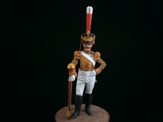 Тамбурмажор Лейб-гвардии Измайловского полка. Россия, 1814-15 года