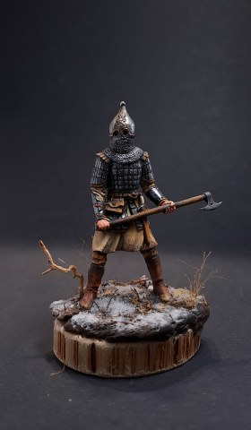 Тяжеловооруженный русский воин, 14 век