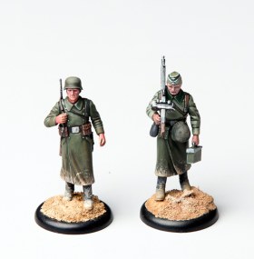 Пехотные германские воины