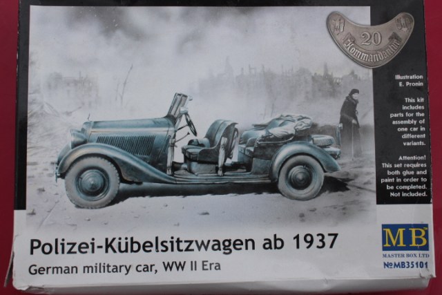 Polizei-Kubelsitzwagen ab 1937 (MB) 1/35