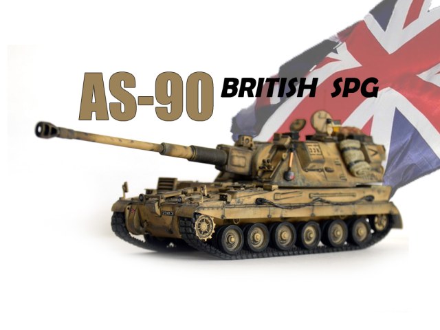 British AS-90 SPG
