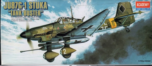 JU87G-1 "Stuka",1/72,ACADEMY