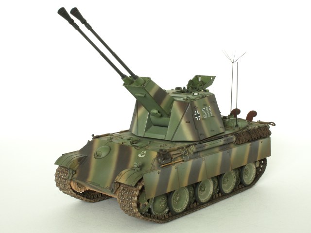 5,5 cm Zwilling Flakpanzer mit Panther Fahrgestell (Rheinmetall turm)