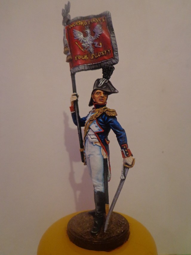 Офицер-орлоносец 6-го пехотного полка. Польша, 1810-14 гг.
