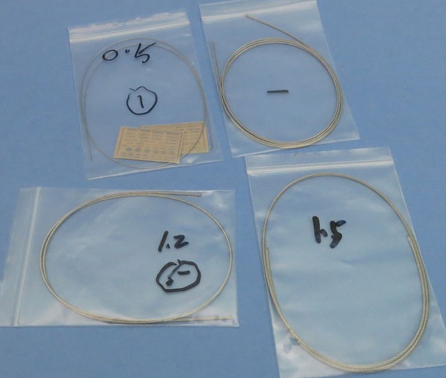 Набор металлических тросов для бронетехники