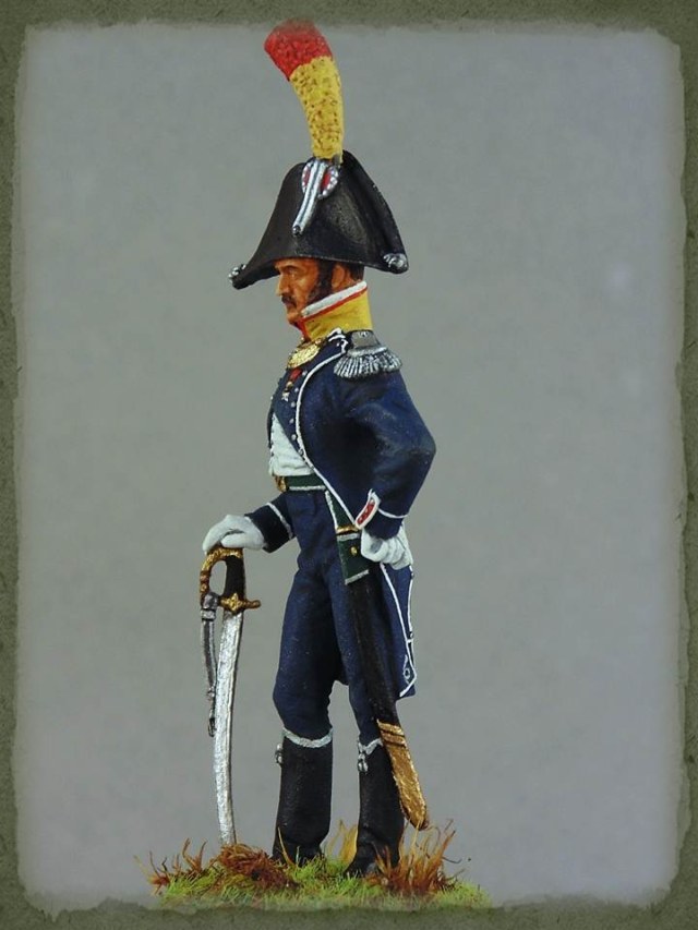 Officier de voltigeurs d'infanterie légère 1809