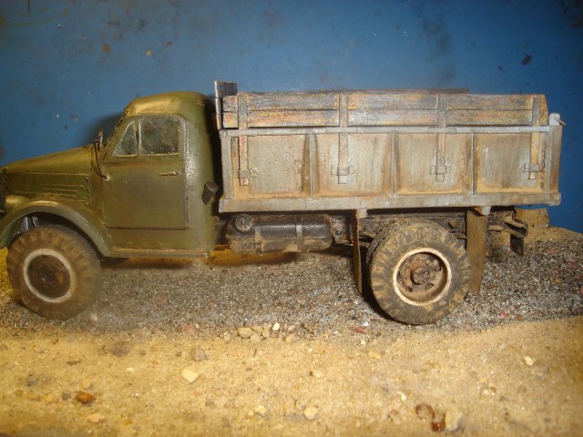 ГАЗ-51 самосвал из бумаги