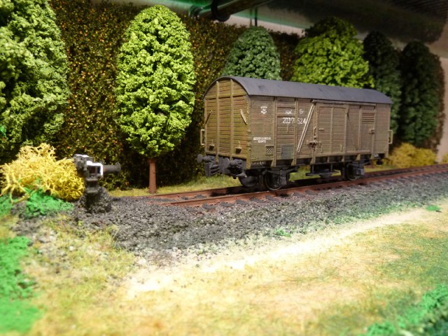 Крытый двухосный,трофейный,типа НТВ.