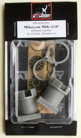 Mikoyan MiG-25P exhaust nozzles cat.# AR ACA 7251
