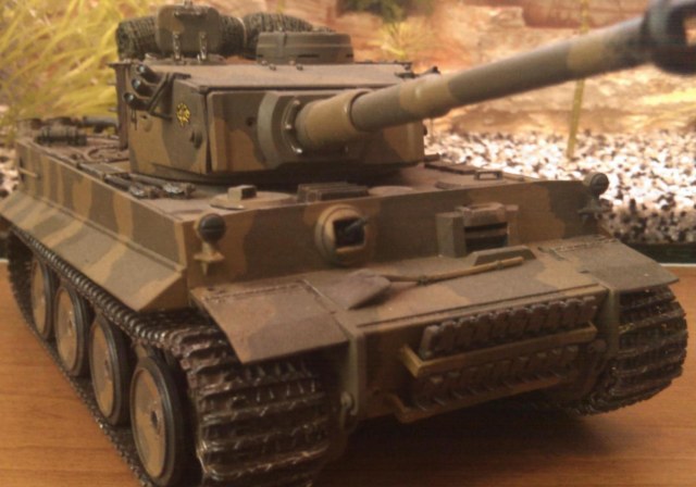 Тигер Первая проба.