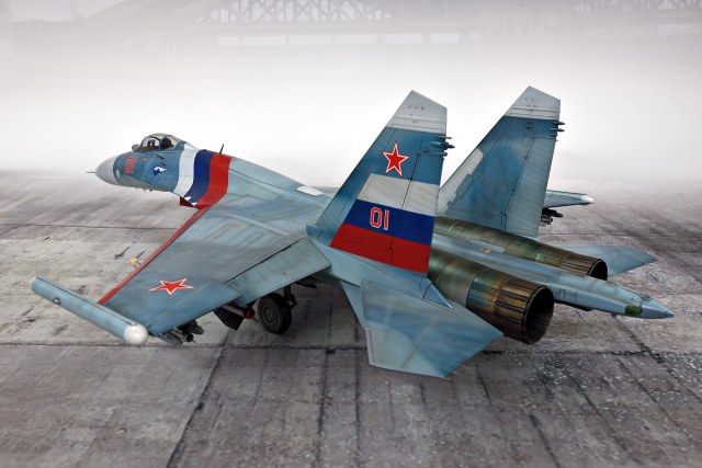 Су-27 968 ИИАП, 4 ЦБП и ПЛС, Липецк.