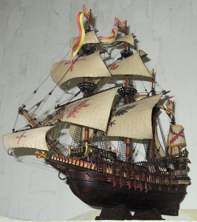 Испанский галеон XVII века