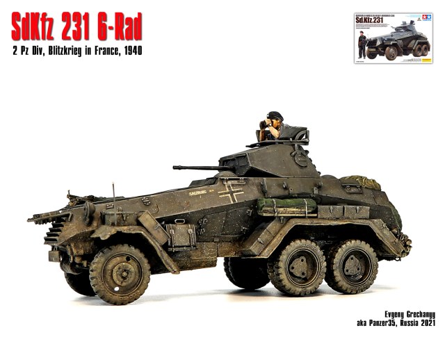 SdKfz 231 6-Rad, блицкриг во Франции, 1940 г.