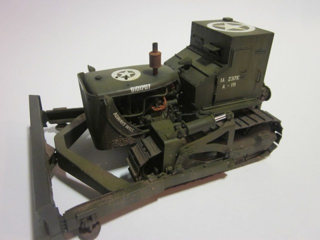 U.S. Armoured Bulldozer.