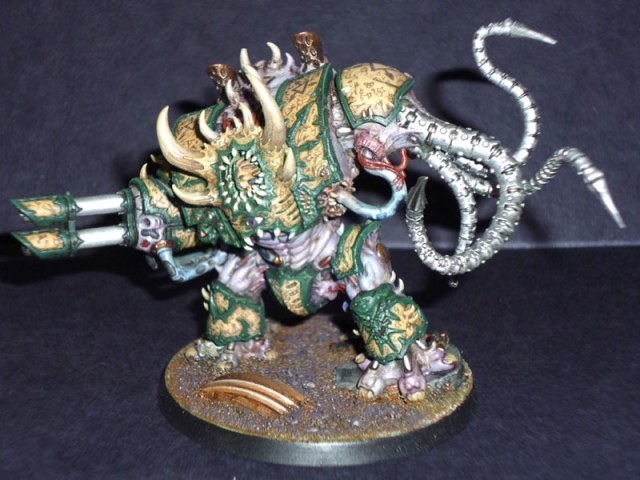 Warhammer 40000 - Chaos Helbrute в цветах "the Tainted"