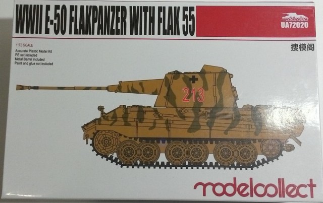 WWII E-50 FLAKPANZER WITH FLAK 55