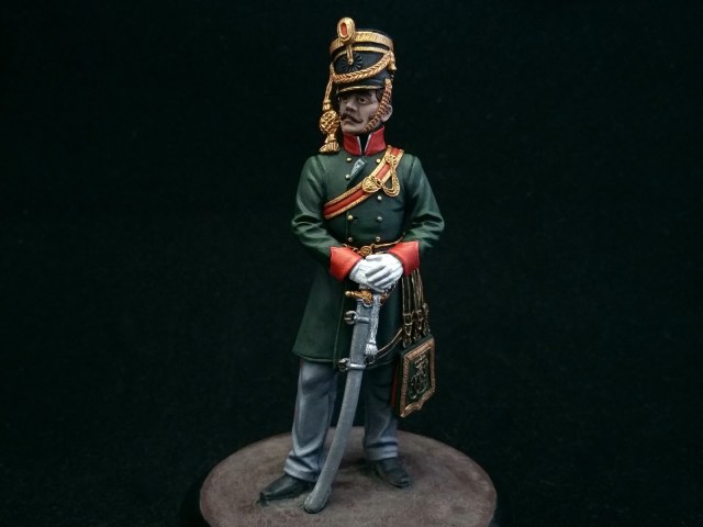 Офицер гусарского полка. Баден, 1812 год