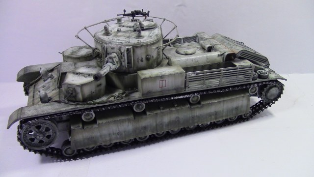 средний танк Т-28 клепанная броня