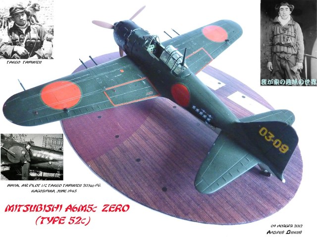 Mitsubishi A6M5c Zero (type 52c), Academy, 1/72