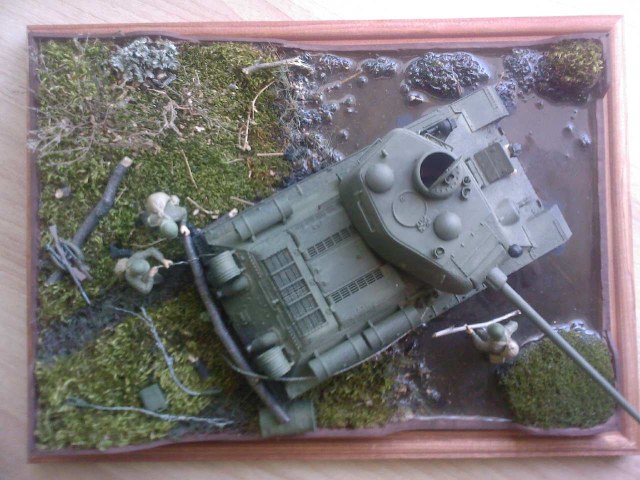 Т-34-85 - застрял...