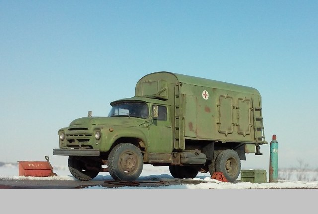 Дезинфекционно-душевой автомобиль ДДА-2 на базе Зил 130