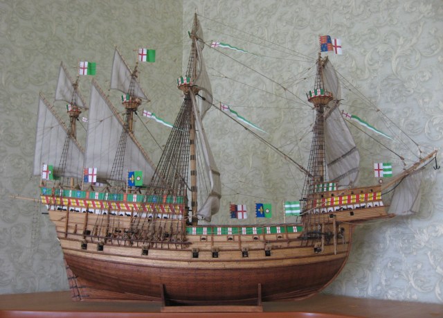 Флагман Генриха VIII "Mary Rose" XVI век
