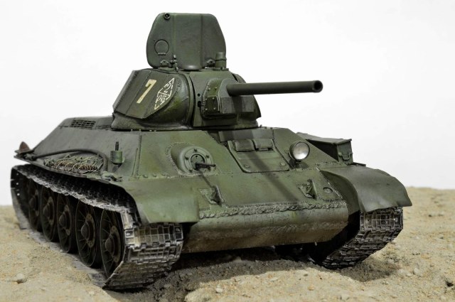 Т-34-76  экранированный с экранированной башней.