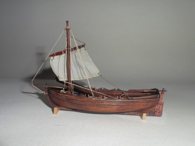 Средневековая шлюпка (9033, Звезда, М 1/72)