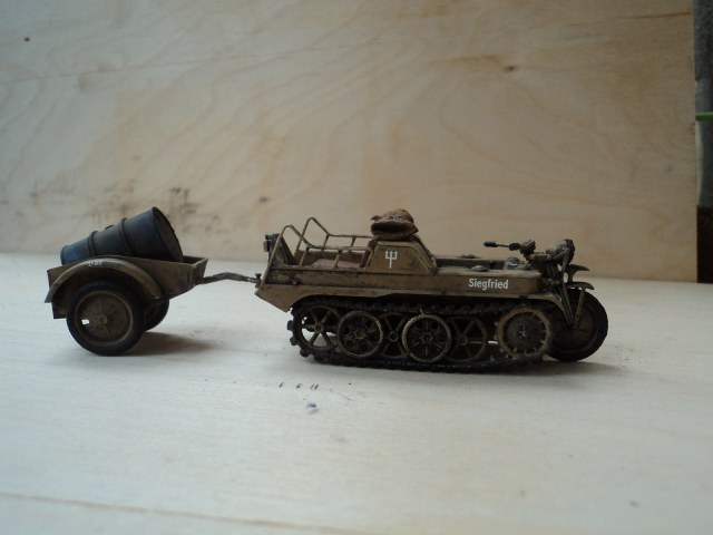 Германский полугусеничный мотоцикл Kettenkraftrad