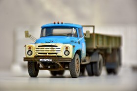 ЗиЛ-130В1 с полуприцепом ОДАЗ-885