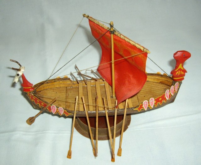 Русская боевая лодья.