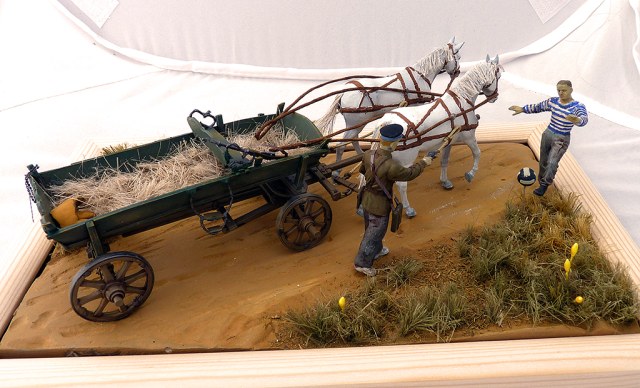 Диорама "Зеленый фургон"