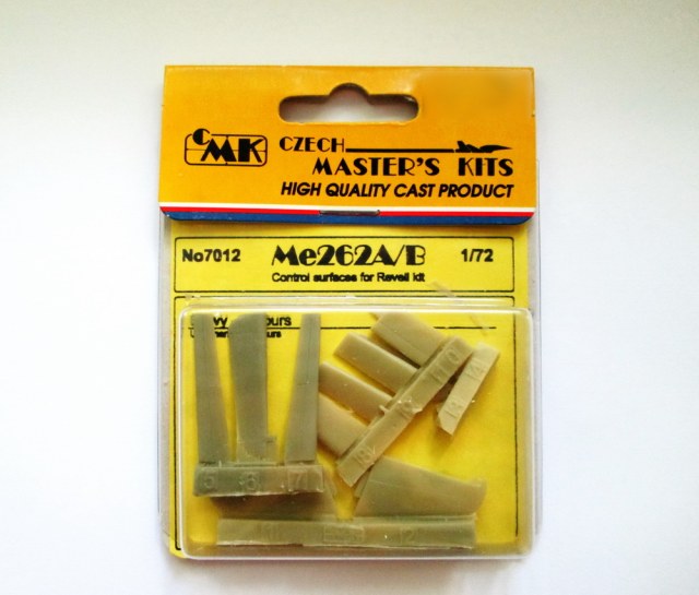 Me-262 A/B Control surfaces for Revell kit