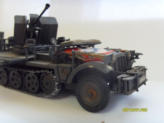 Sd.Kfz 10/4 с Flak 30