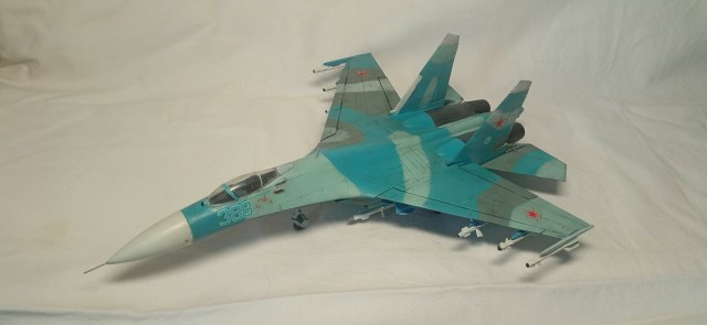 Су-27 №388 Виктора Пугачева 1/72 "Звезда" арт. 7206