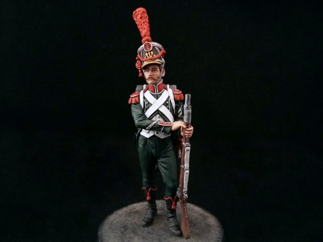 Сержант карабинерной роты полка Латур д,Овернь (Le Rеgiment de La Tour d,Auvergne). Франция, 1809-12 года