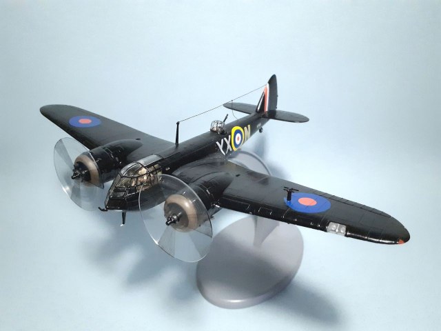 Bristol Blenhame Mk.1F (обр. 1939) (Англия, Северный Йоркшир, декабрь 1940, 54 O.T.U. Королевских ВВС) (YX-N Codes K7159)