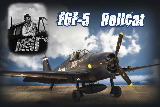 F6F-5 Hellcat фирмы Trumpeter в 32м
