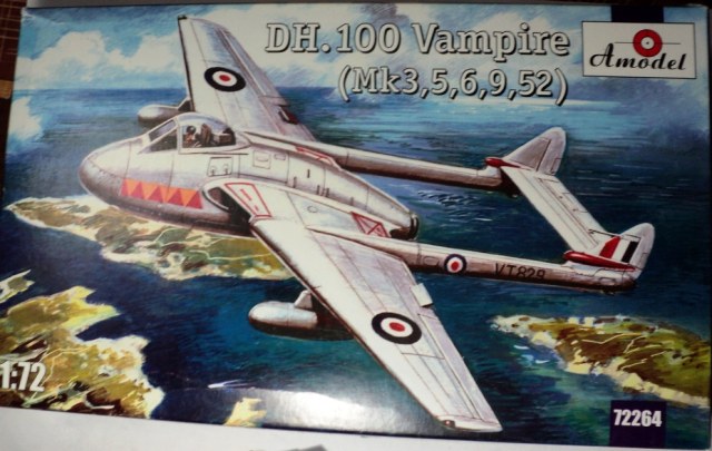 De Havilland DH-100 Vampire Mk3,5,6,9,52