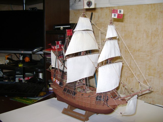 Испанский галеон XVII века